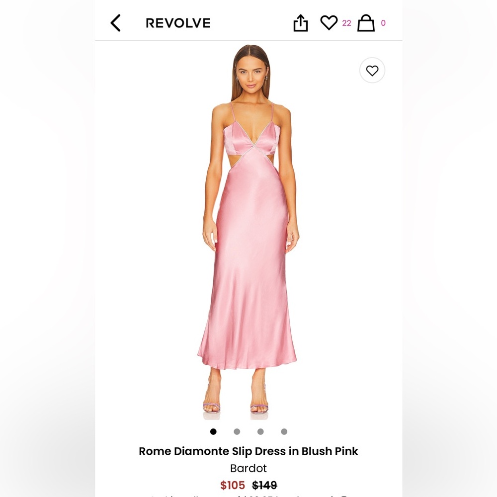 Bardot slip dress
